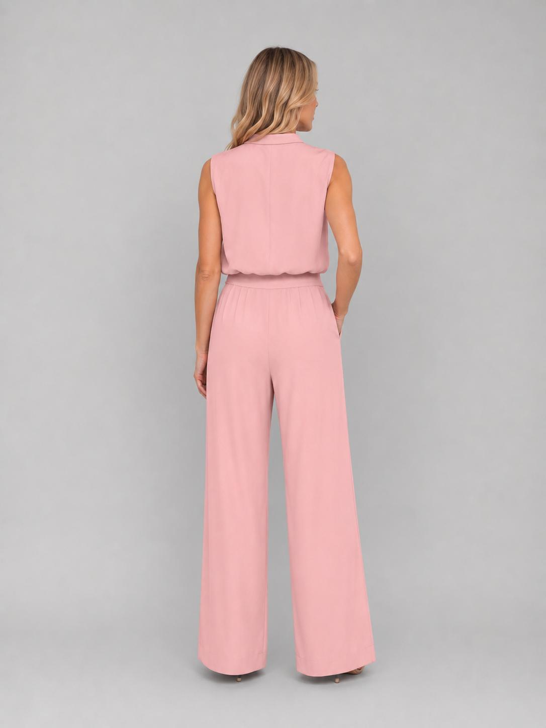 Henrietta | Women's Sleeveless Wide Leg Co-Ord Set