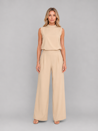 Henrietta | Women's Sleeveless Wide Leg Co-Ord Set