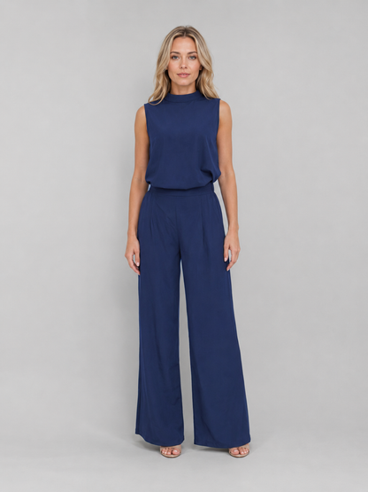 Henrietta | Women's Sleeveless Wide Leg Co-Ord Set