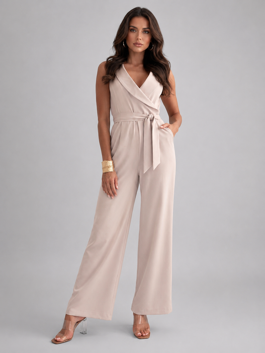 Petra | Women's Sleeveless Wide Leg Jumpsuit