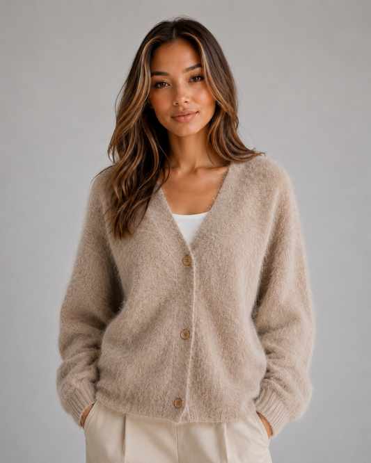 Tamsin | Women's Soft Knit Button Cardigan