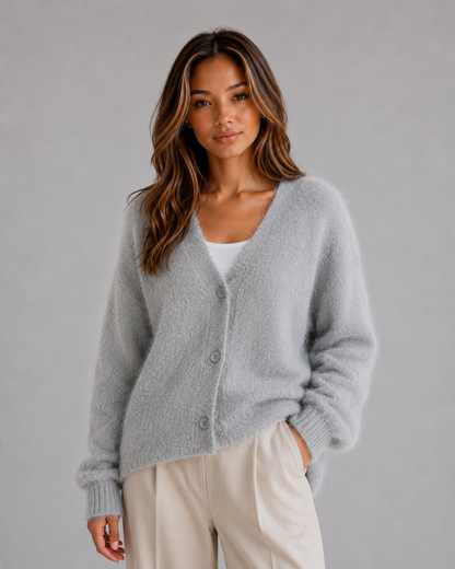 Tamsin | Women's Soft Knit Button Cardigan