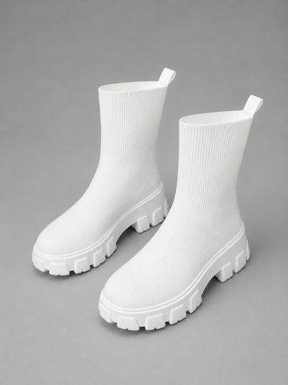 Salome | Women's Chunky Sock Boots