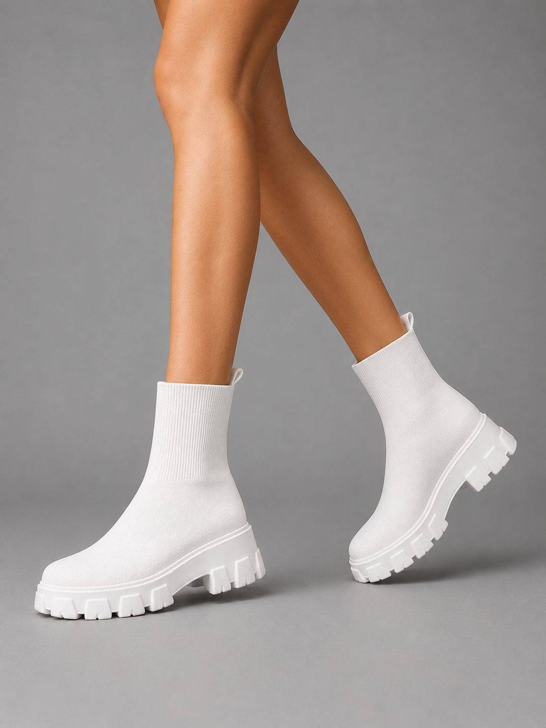 Salome | Women's Chunky Sock Boots