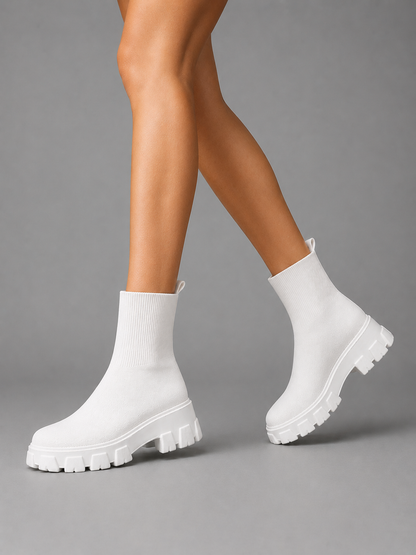 Salome | Women's Chunky Sock Boots