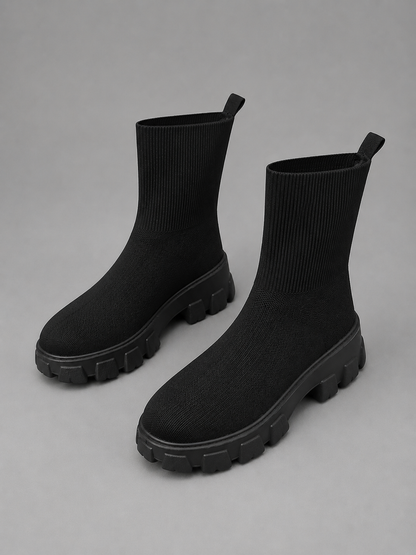 Salome | Women's Chunky Sock Boots