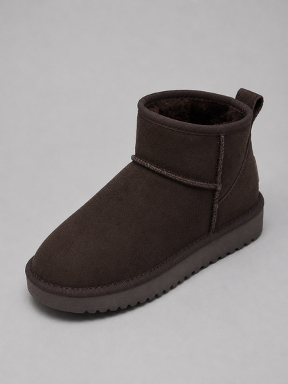 Damaris | Women's Suede Shearling Lined Ankle Boots