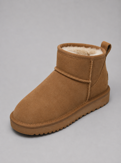 Damaris | Women's Suede Shearling Lined Ankle Boots