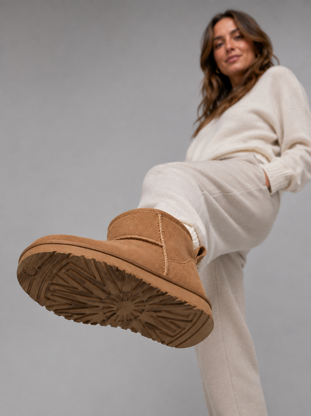 Damaris | Women's Suede Shearling Lined Ankle Boots