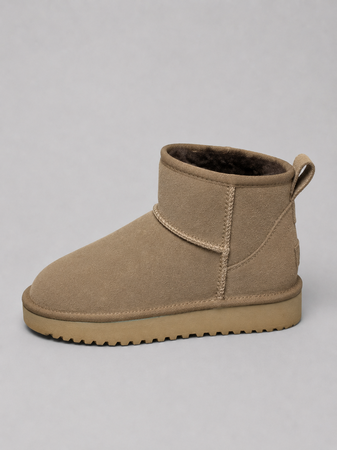 Damaris | Women's Suede Shearling Lined Ankle Boots