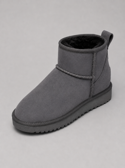 Damaris | Women's Suede Shearling Lined Ankle Boots