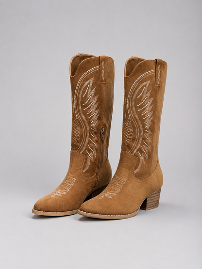 Tabitha | Women's Suede Cowboy Boots