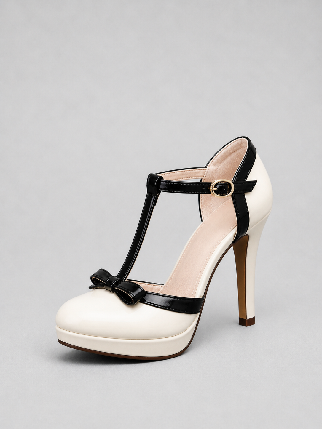 Rosabel | Women's T-Bar Platform Heels