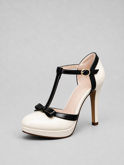 Rosabel | Women's T-Bar Platform Heels