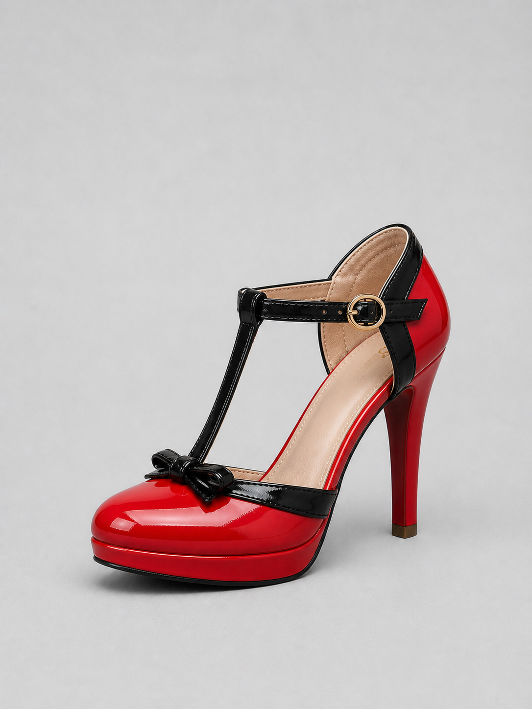 Rosabel | Women's T-Bar Platform Heels