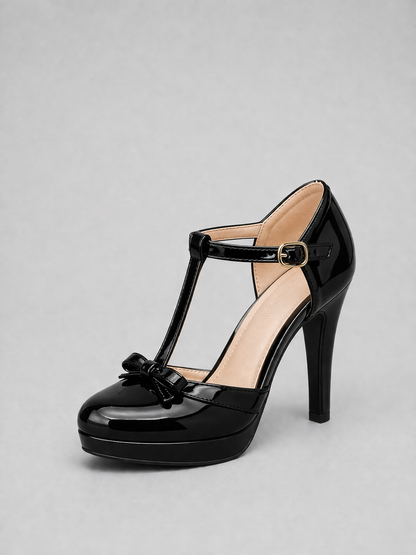Rosabel | Women's T-Bar Platform Heels