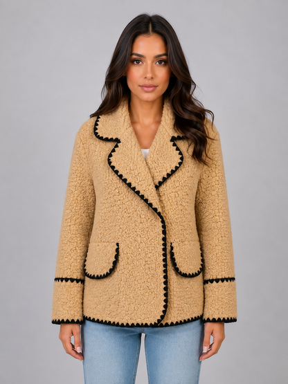 Celandine | Women's Teddy Fleece Borg Coat