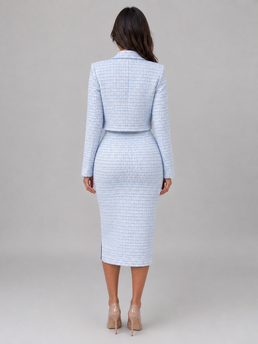 Tirzah | Women's Tweed Cropped Two-Piece Set