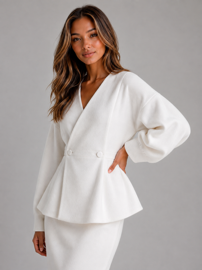 Perdita | Women's V-Neck Maxi Two-Piece Set