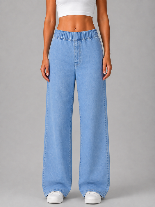 Yolanda | Women's Wide Leg High Waist Jeans