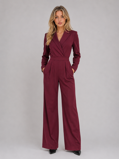 Petronella | Women's Wide-Leg Belted Suit