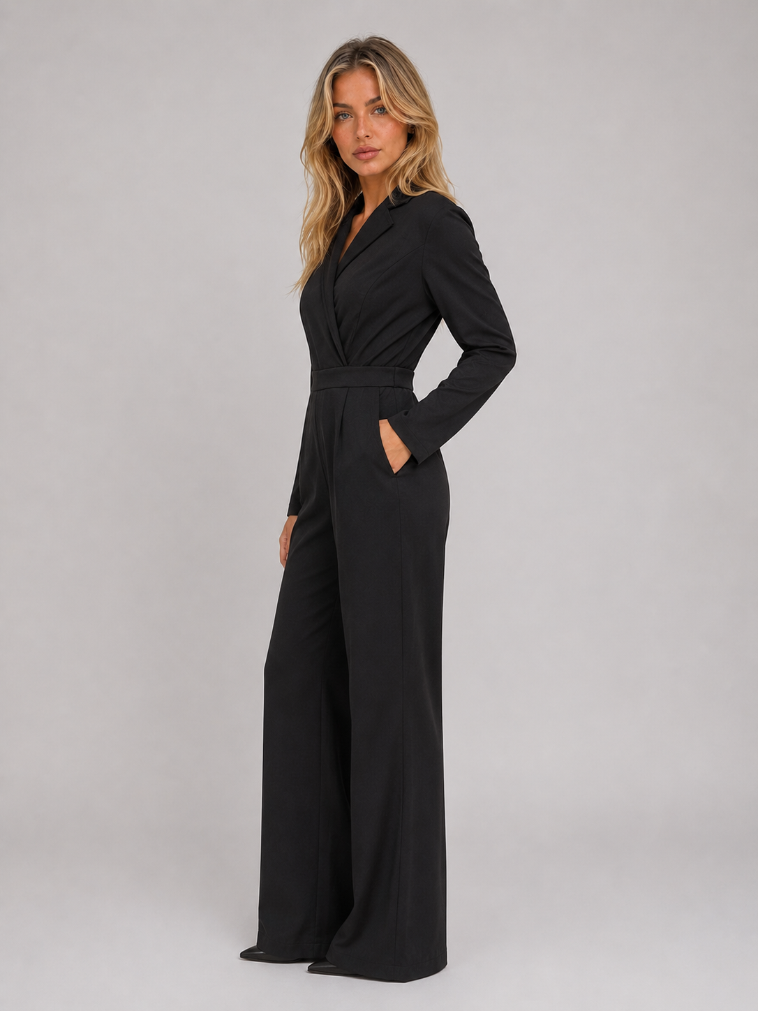 Petronella | Women's Wide-Leg Belted Suit