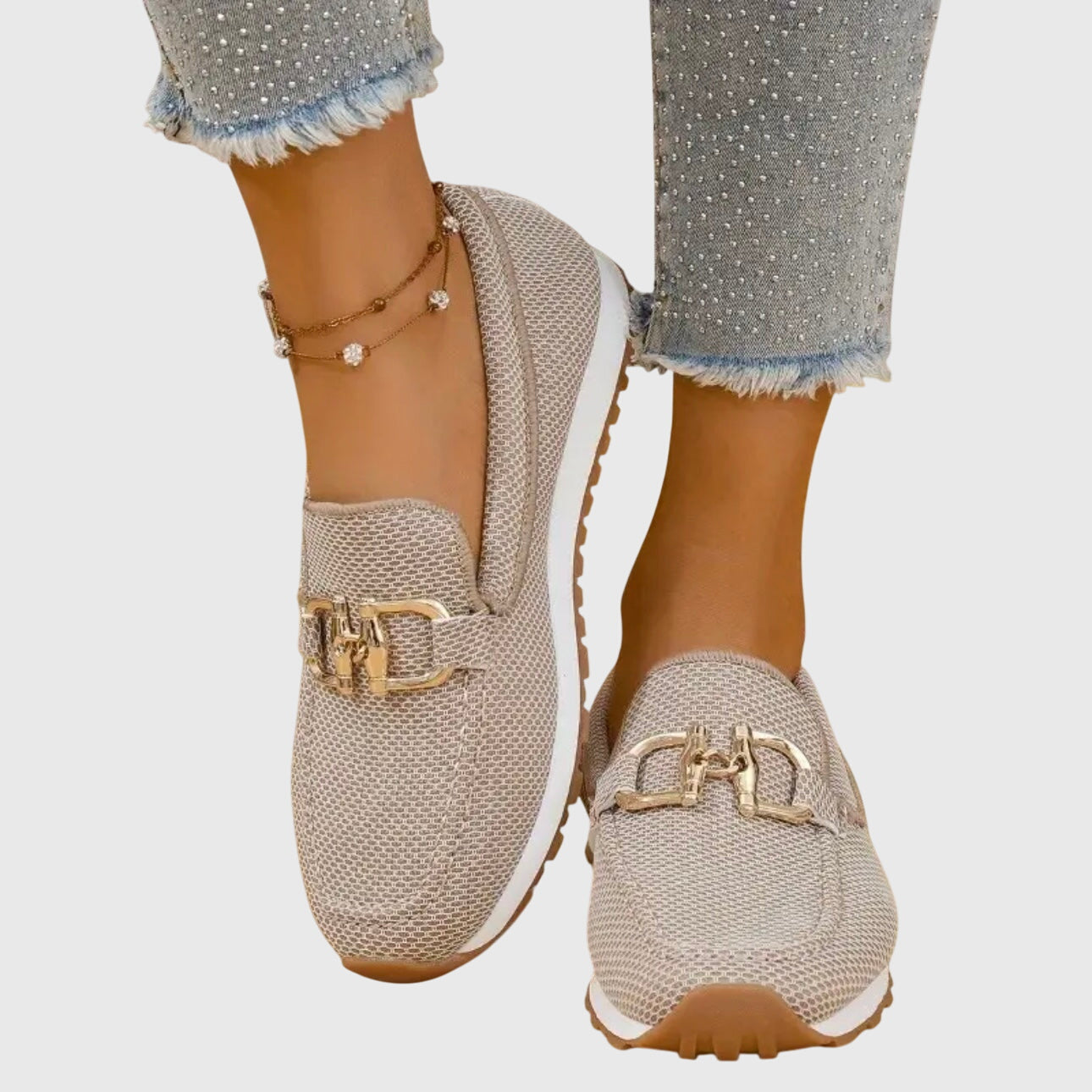 Greta | Women's Mesh Slip-On Trainer Loafers