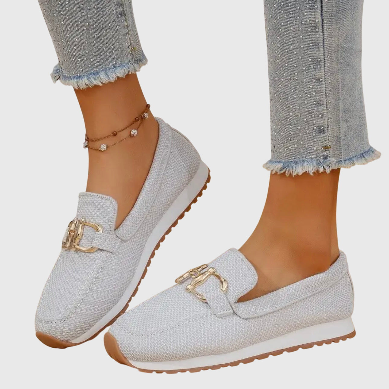 Greta | Women's Mesh Slip-On Trainer Loafers