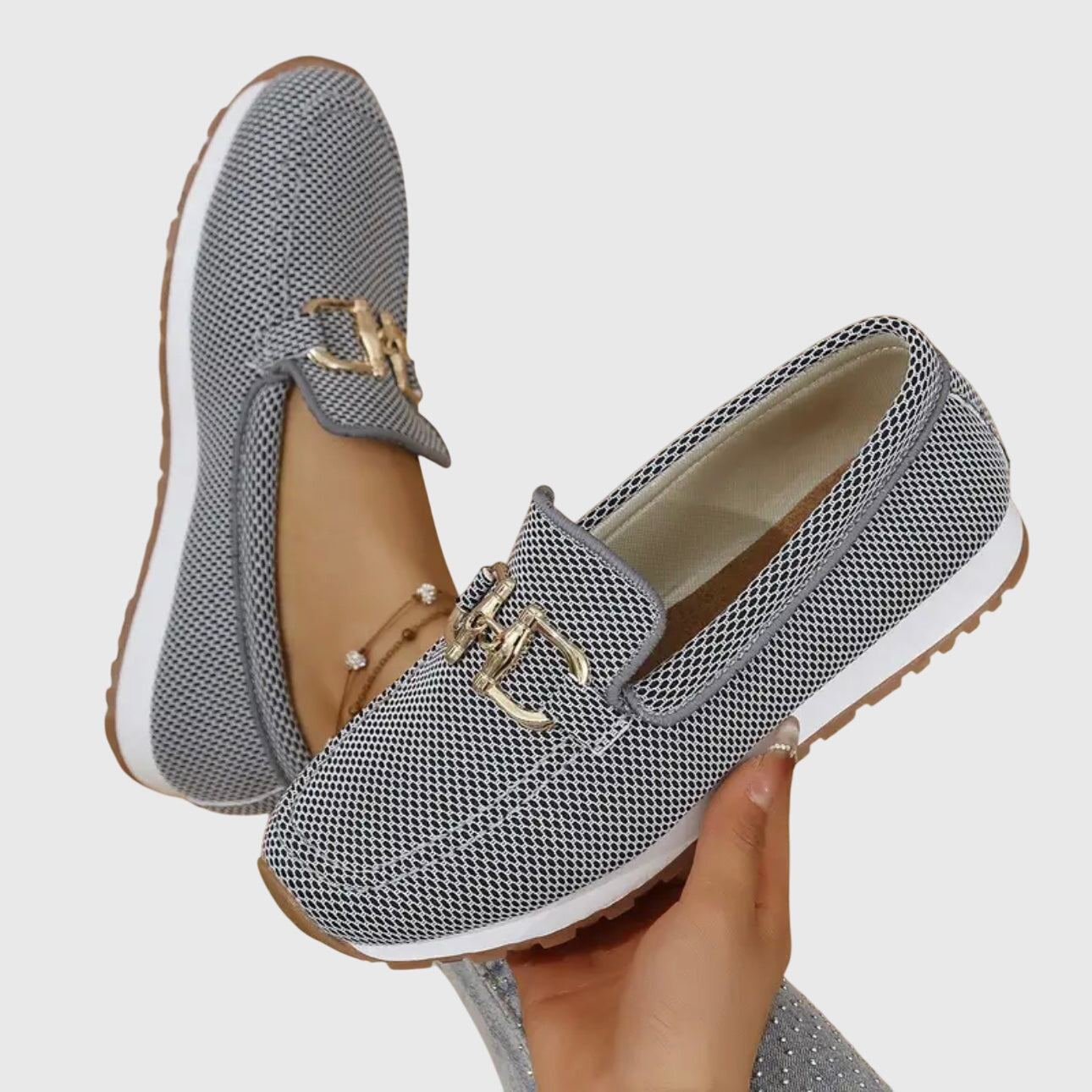 Greta | Women's Mesh Slip-On Trainer Loafers