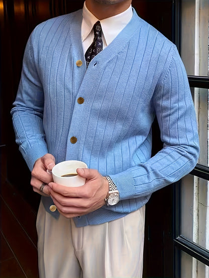 Oliver | Men's Button-Up Knit Cardigan