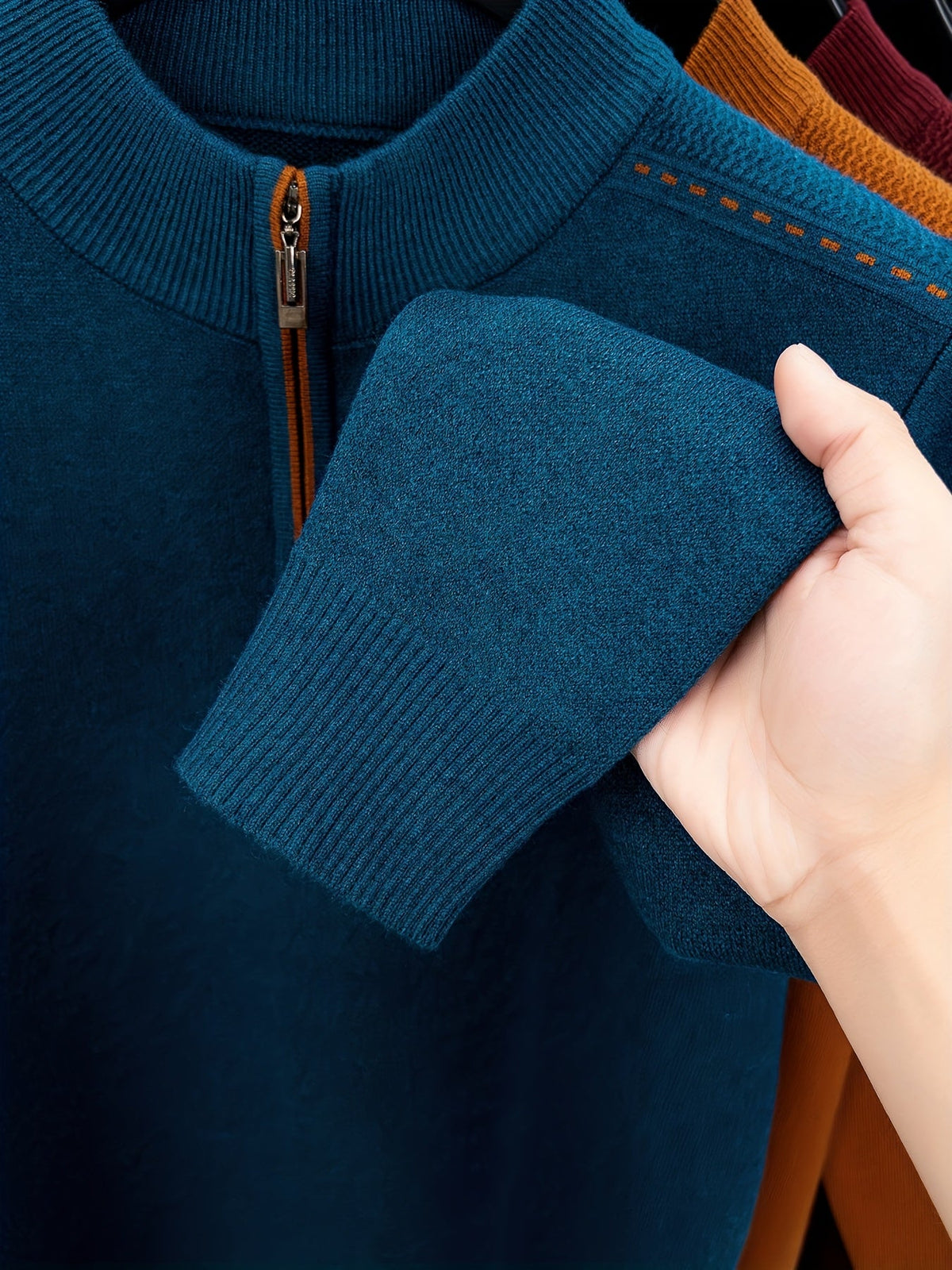 Daniel | Men's Half Zip Knit Jumper
