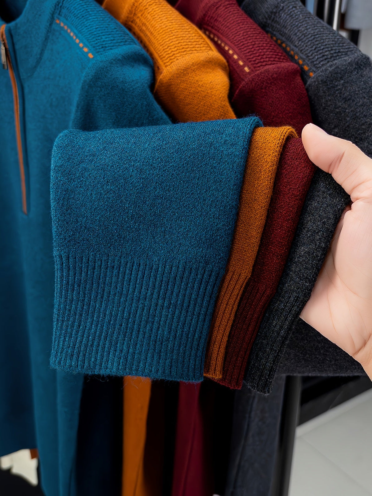 Daniel | Men's Half Zip Knit Jumper