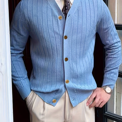 Oliver | Men's Button-Up Knit Cardigan