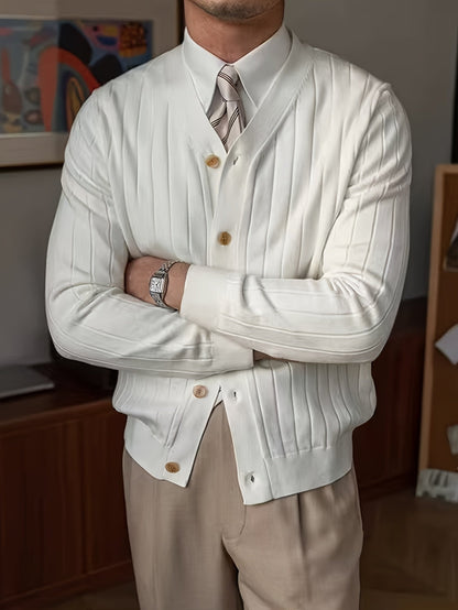 Oliver | Men's Button-Up Knit Cardigan