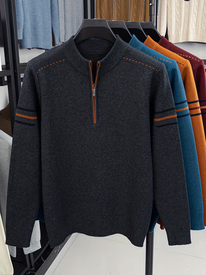 Daniel | Men's Half Zip Knit Jumper