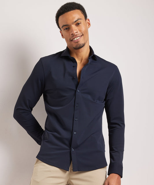 Lavender | Unisex Smart Casual Stretch Shirt
