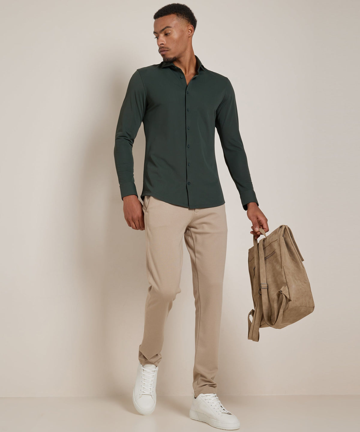Lavender | Unisex Smart Casual Stretch Shirt