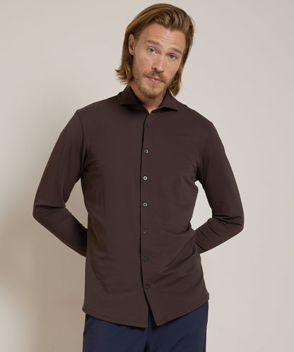 Lavender | Unisex Smart Casual Stretch Shirt