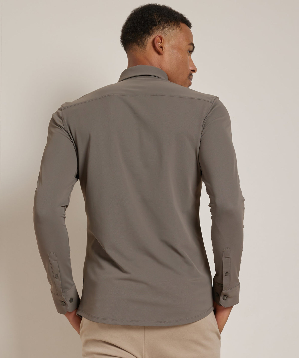 Lavender | Unisex Smart Casual Stretch Shirt