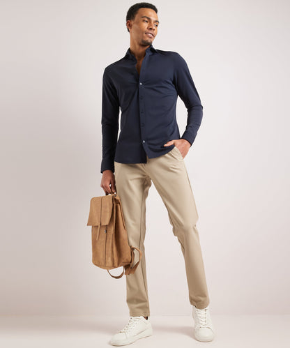 Lavender | Unisex Smart Casual Stretch Shirt