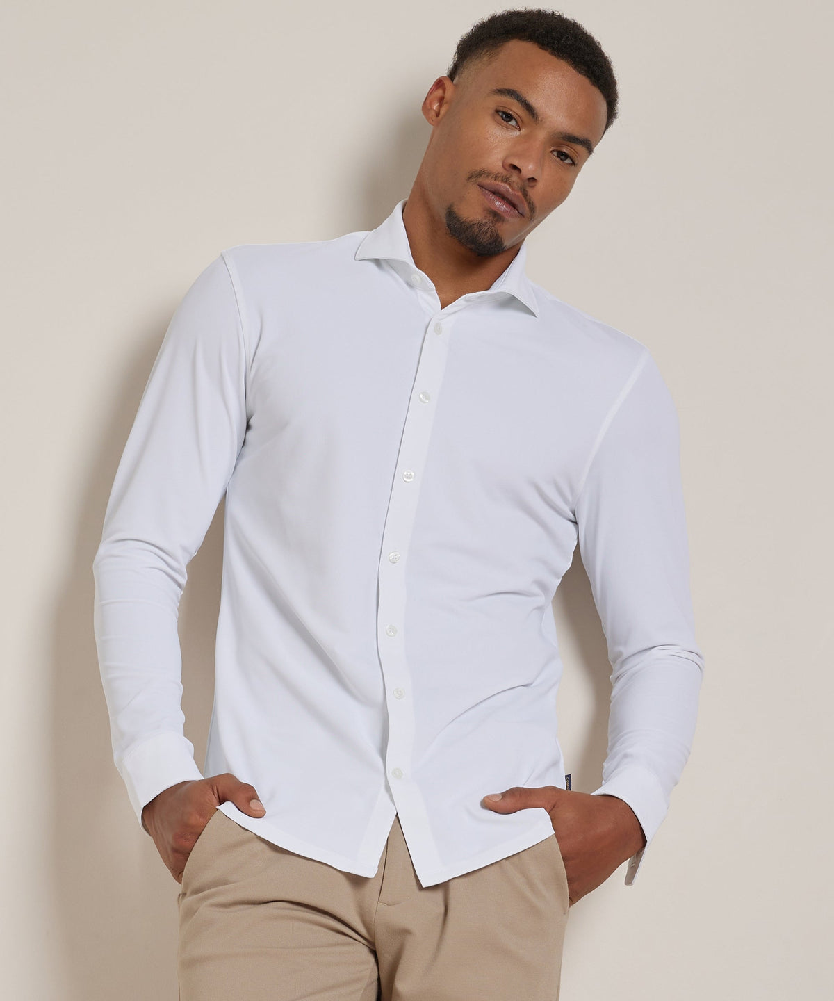 Lavender | Unisex Smart Casual Stretch Shirt