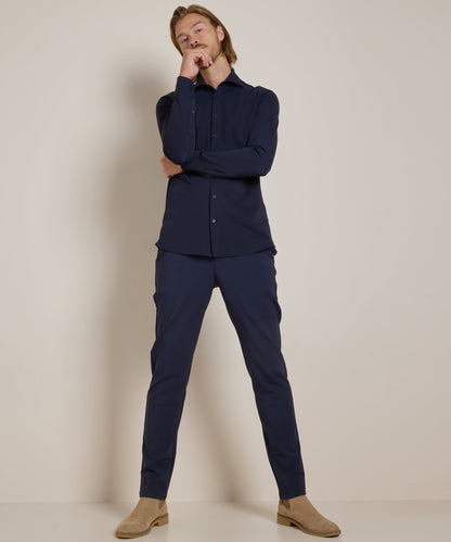 Lavender | Unisex Smart Casual Stretch Shirt