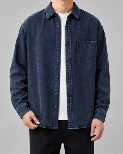 Holt | Men's Washed Denim Overshirt