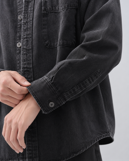 Holt | Men's Washed Denim Overshirt