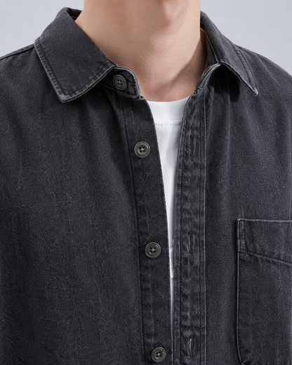 Holt | Men's Washed Denim Overshirt