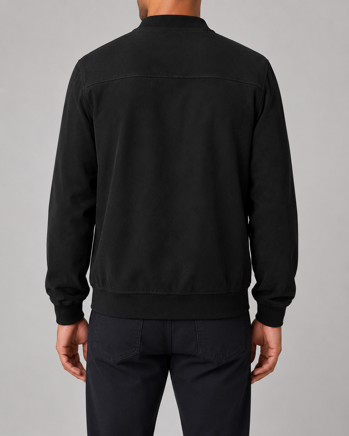 Maxton | Men's Suede Bomber Jacket