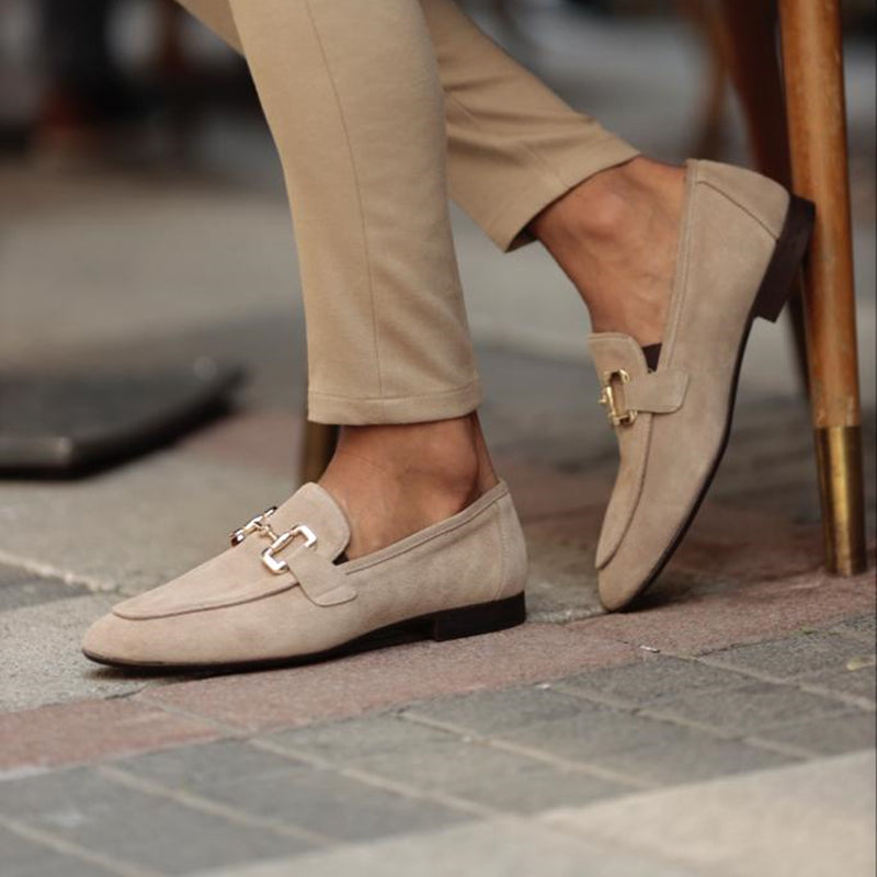 Men’s Loafers | Metal Detail Design | Refined Slip-On Style