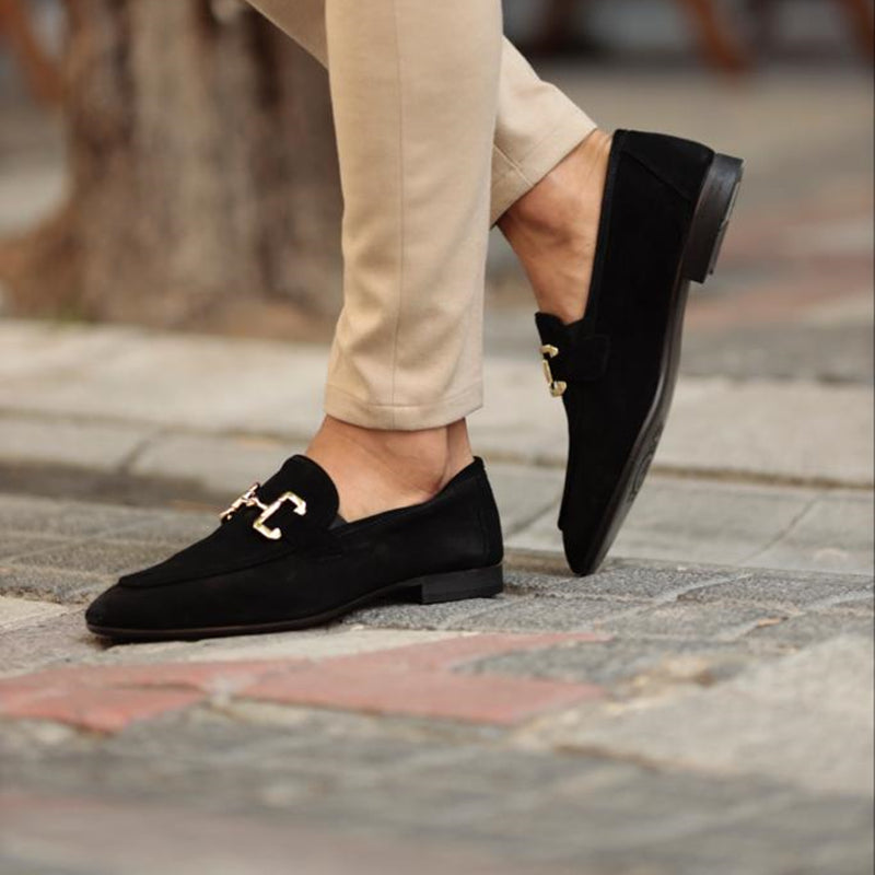 Men’s Loafers | Metal Detail Design | Refined Slip-On Style