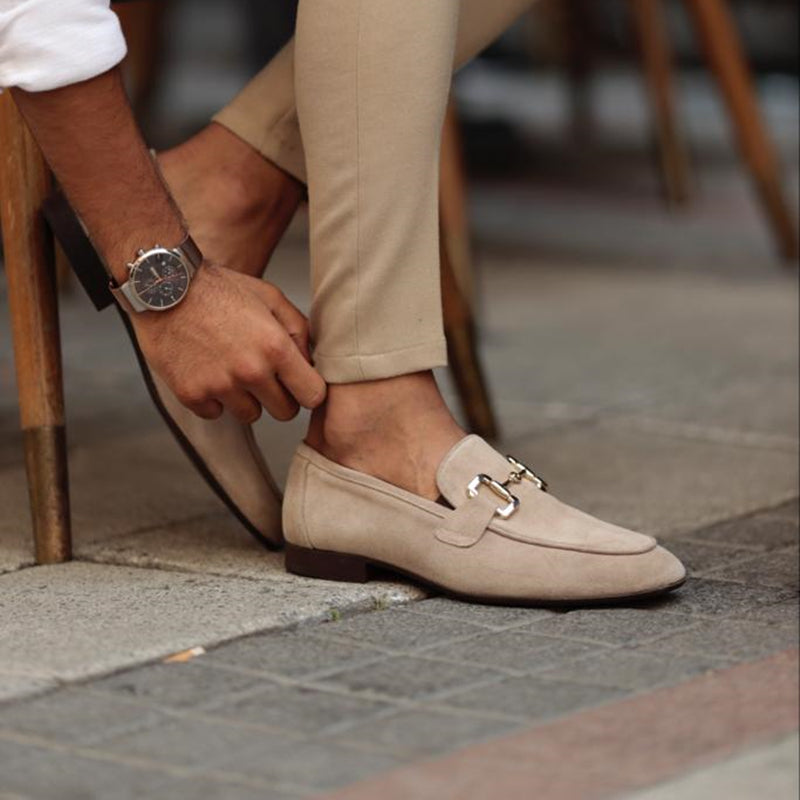 Men’s Loafers | Metal Detail Design | Refined Slip-On Style
