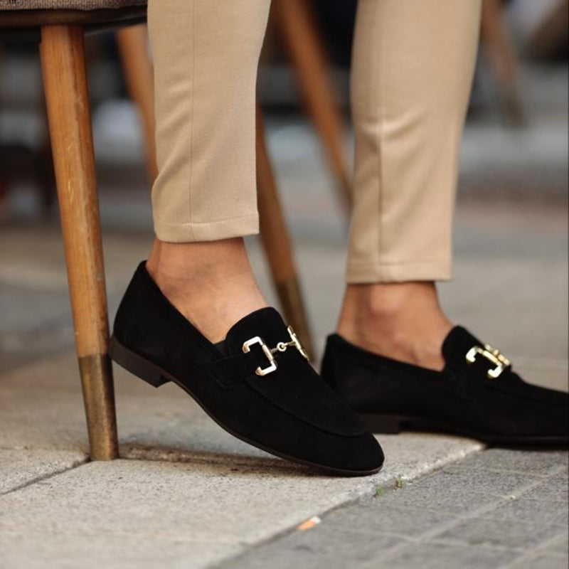 Men’s Loafers | Metal Detail Design | Refined Slip-On Style